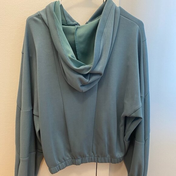 Sincerely Jules Turquoise Zip Up Medium Sweatshirt - Picture 4 of 4